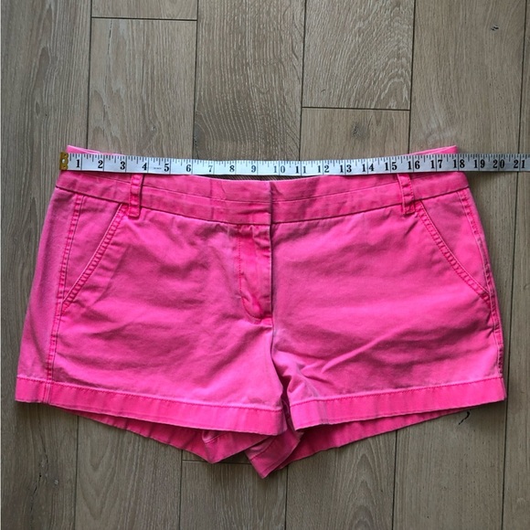 J. Crew Chino Shorts in Bright Pink Women’s Size 12 - Picture 3 of 10